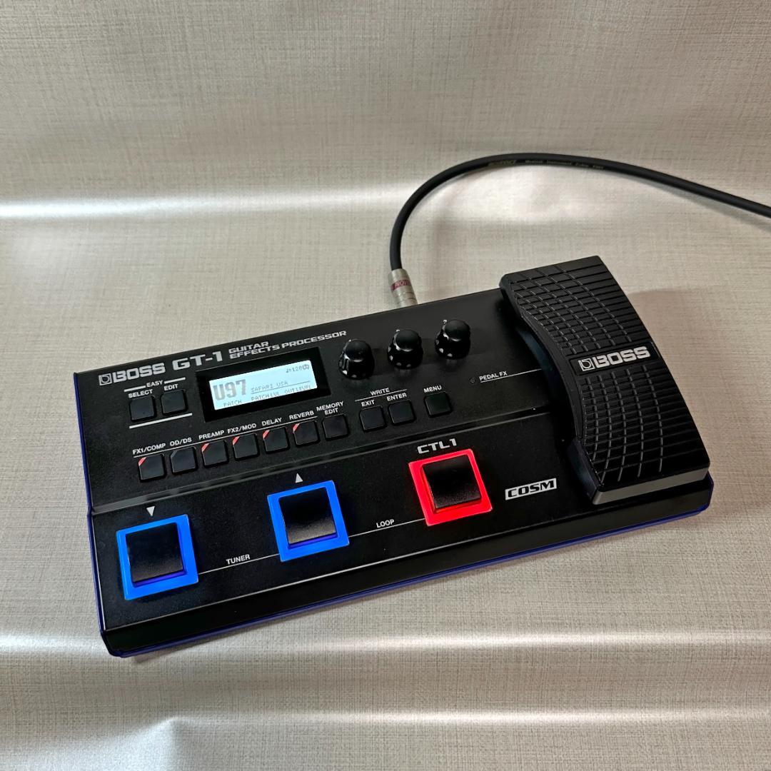 BOSS GT-1 ギターエフェクター　教科書付き