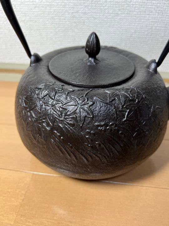 262 南部鉄器　鉄瓶　美品