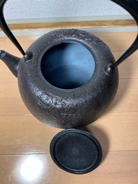 262 南部鉄器　鉄瓶　美品