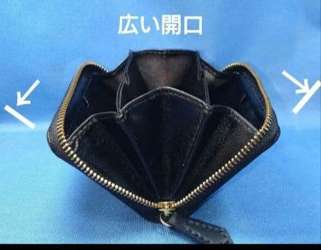 レザークラフト 蝋引きコードバン★HG 使い易いコンパクト小銭入れ 【在庫有り】