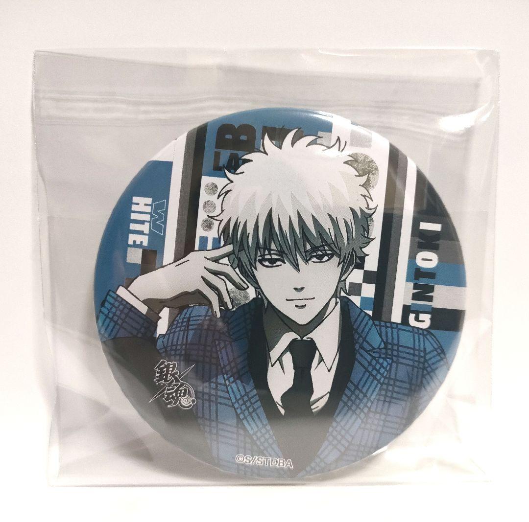 銀魂坂田銀時アクリルバッジモノクロスーツアニメジャパン