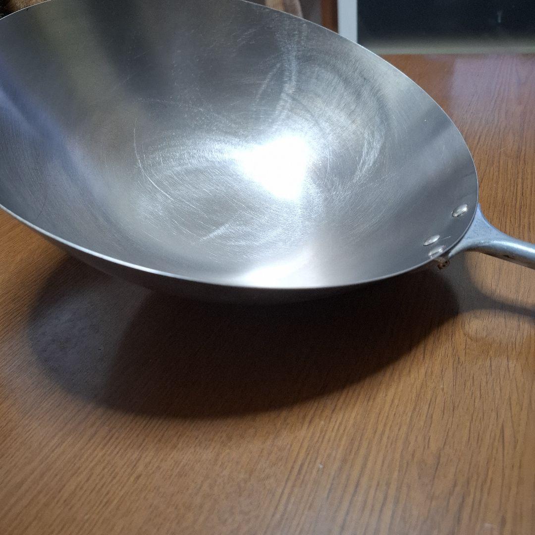 チタン製中華鍋 直径約30cm 重さ520g