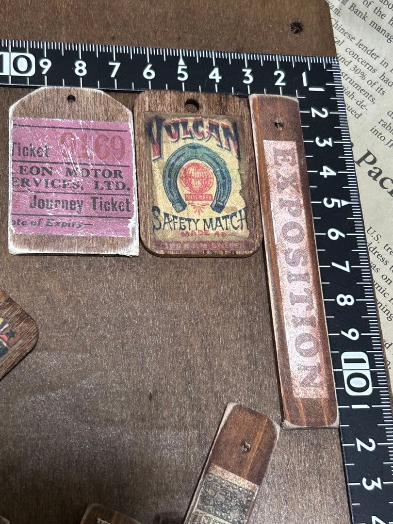 レトロウッドタグ　No.773