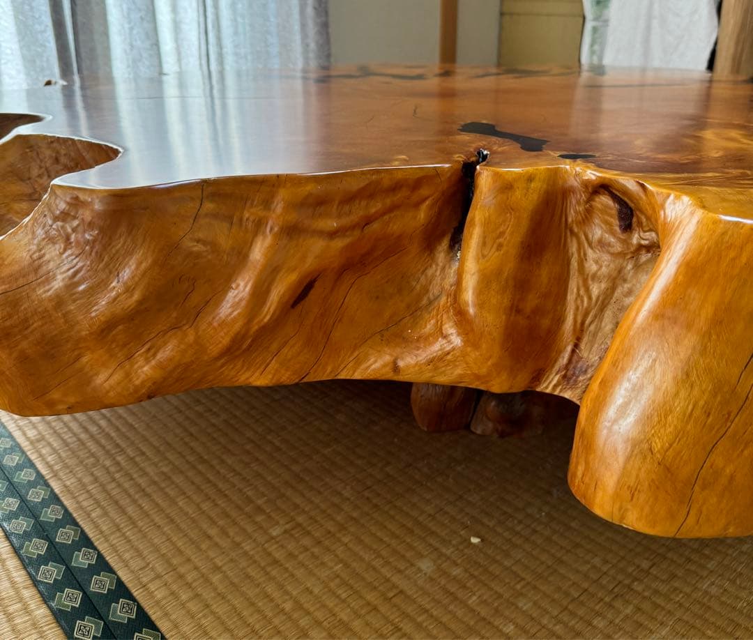 青森下北天然ひば　ローテーブル