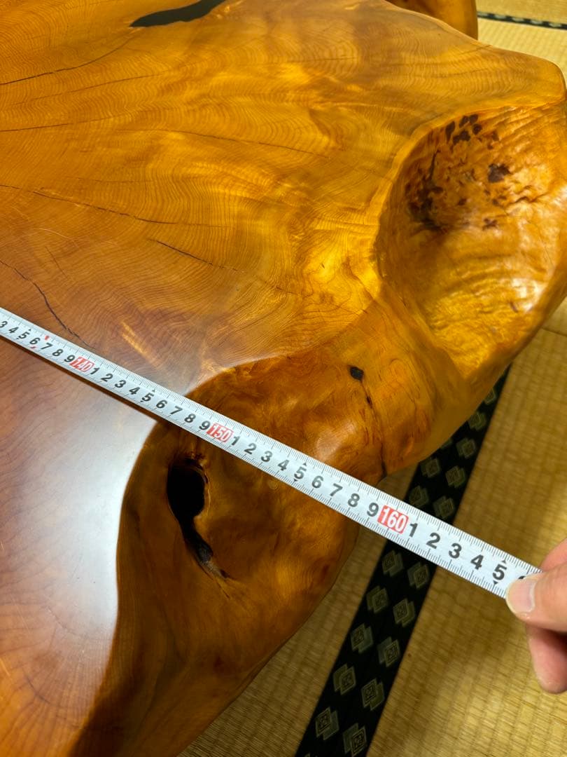 青森下北天然ひば　ローテーブル