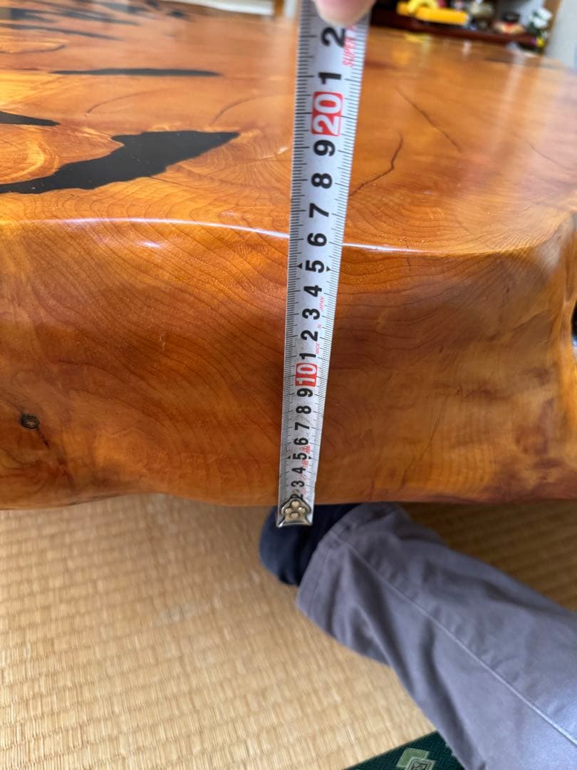 青森下北天然ひば　ローテーブル