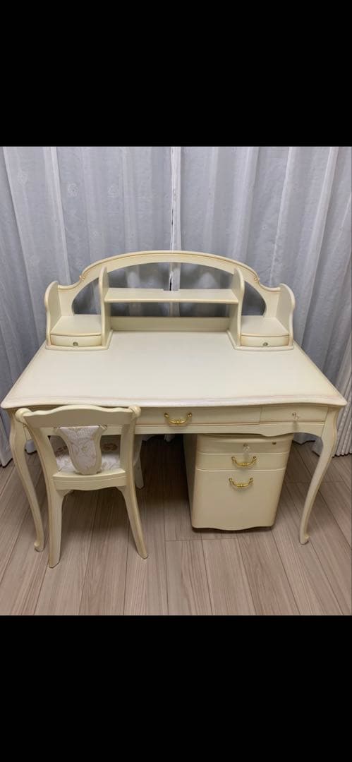 IDC大塚/松永工房 最高級カンティーニュ デスク4点セット 超レア特別