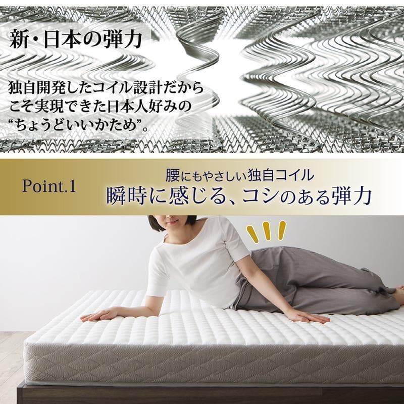 新品 送料込 シングルベッド 棚 コンセント 収納 マットレス付 保証付 No