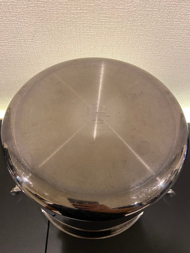 【美品】宮崎製作所 ジオ 両手鍋 深型 21cm 6.8L