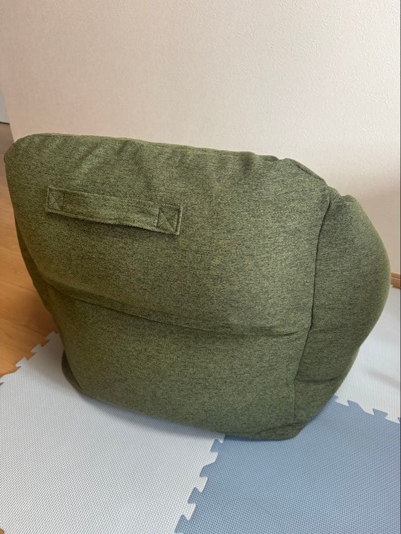 無印良品　空気でできたソファ　2脚　イエロー　グリーン