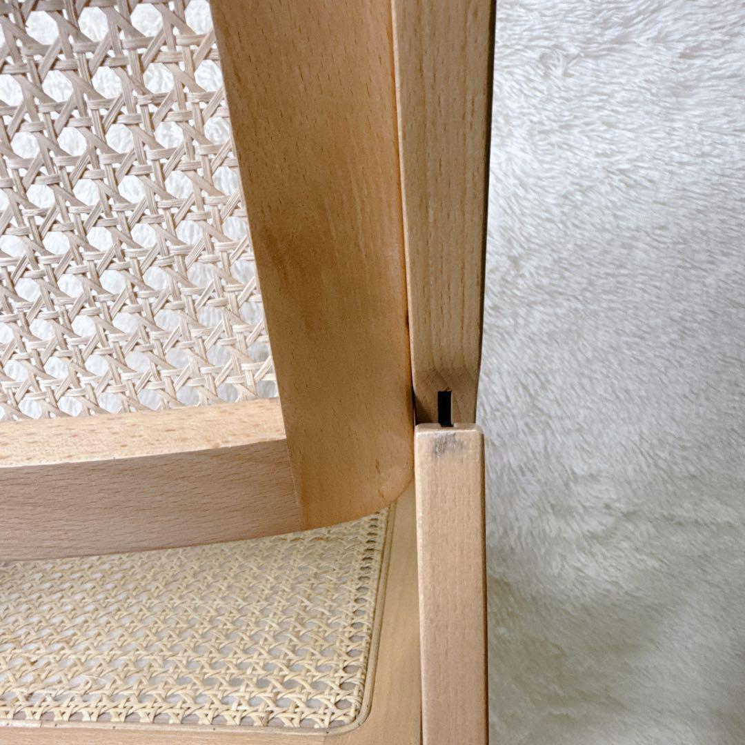 Mash フォールティング　ラタンチェア　折りたたみ　　ヴィンテージ　インテリ