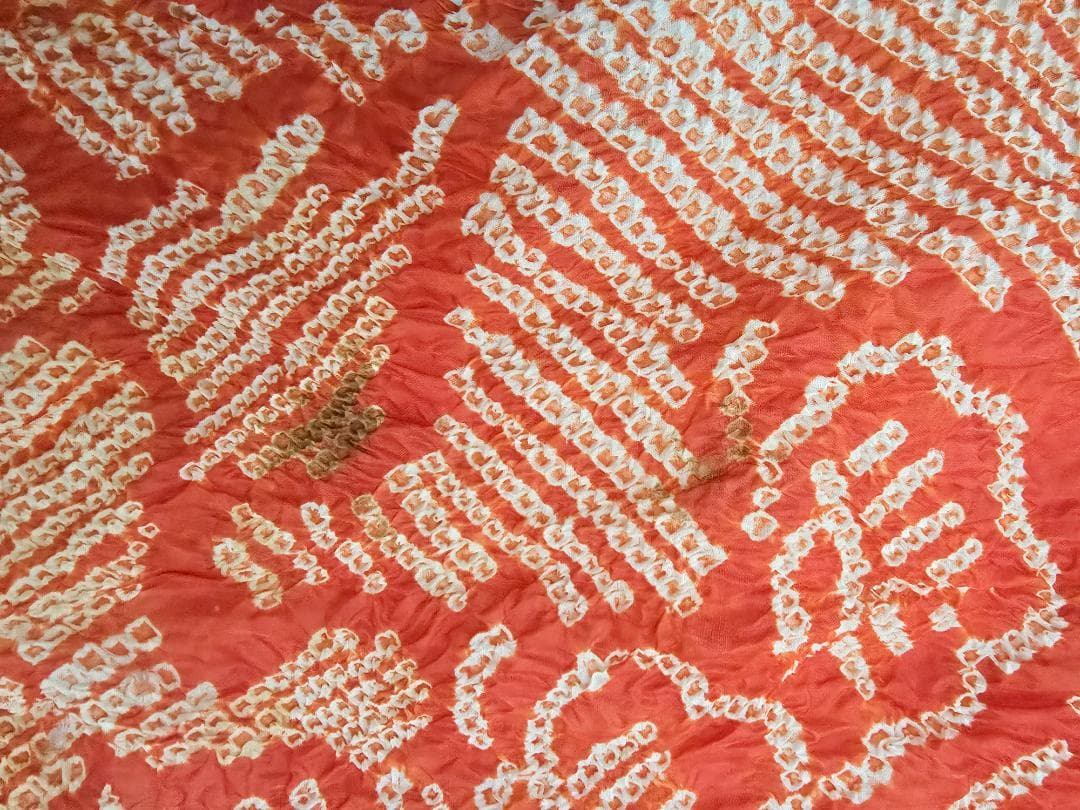 七五三　5歳～　アンティーク 正絹　着物　セット　女の子 c90