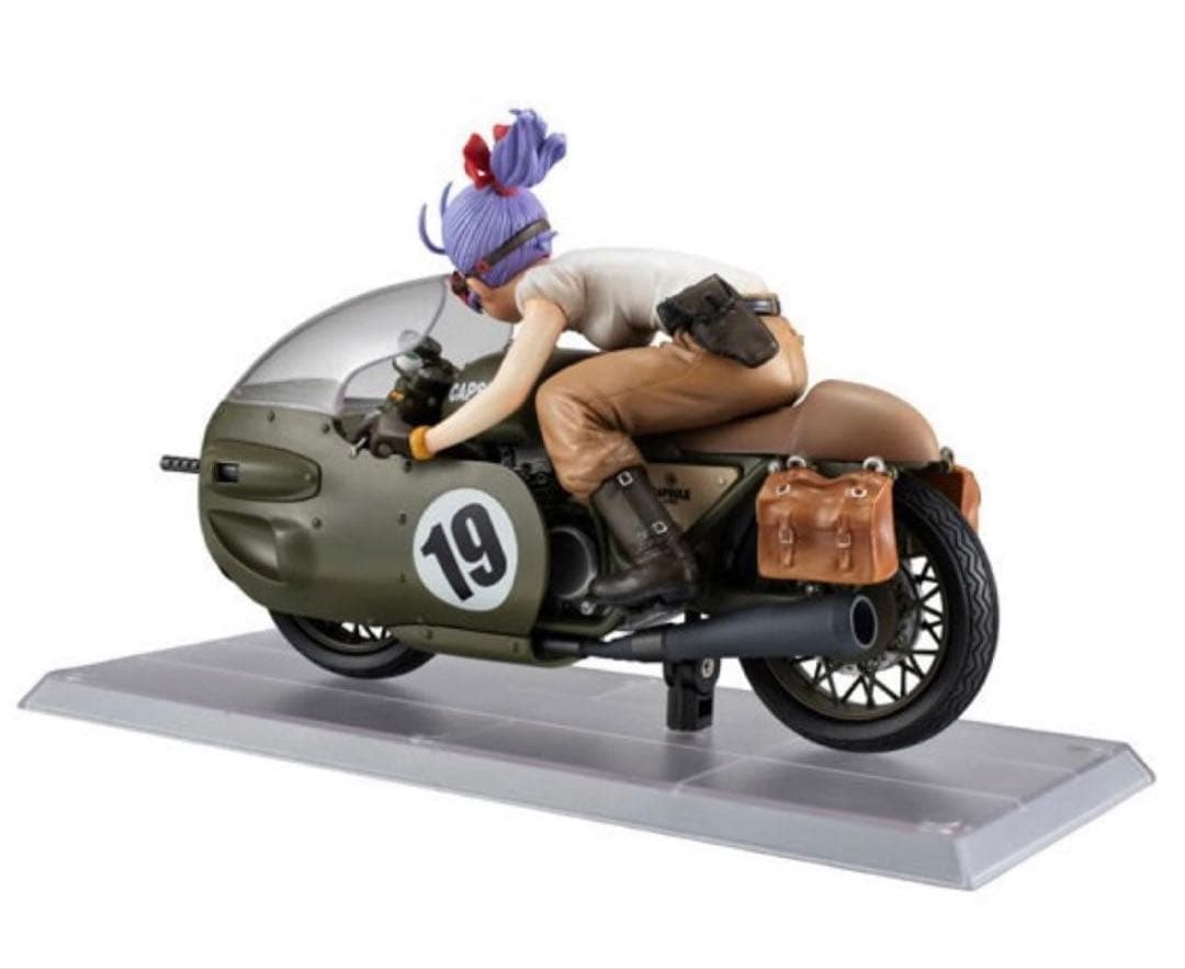 デスクトップリアルマッコイ　ドラゴンボールZ 03 ブルマ　バイク