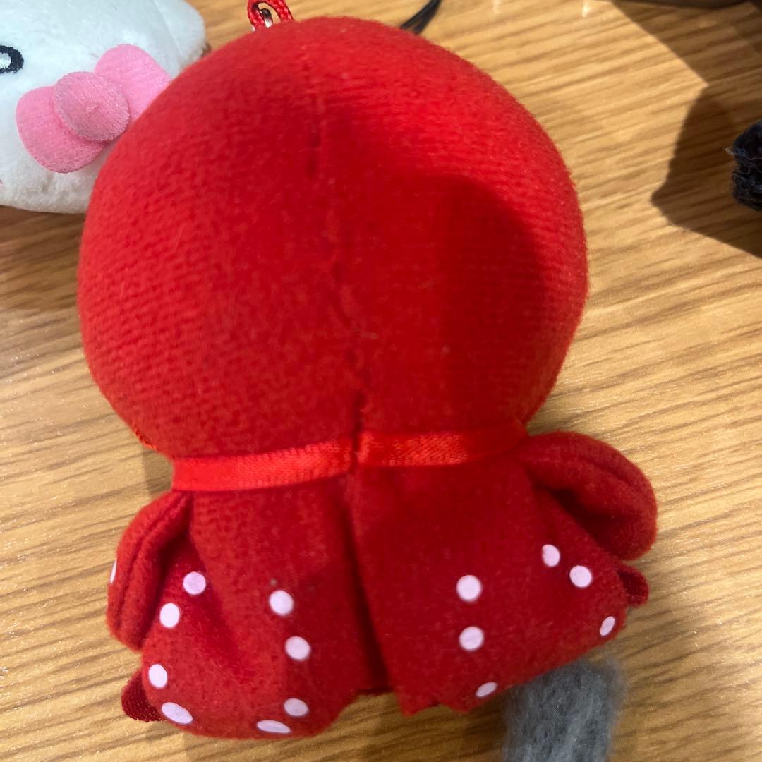 ドラえもん ぬいぐるみストラップ 赤