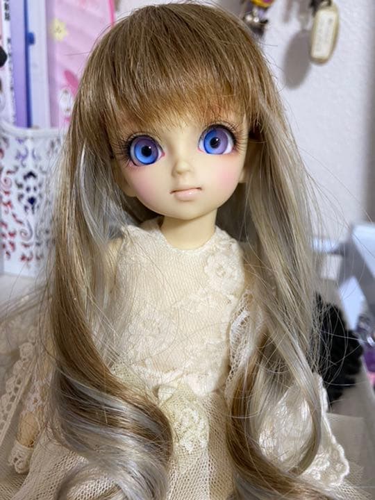 スーパードルフィー 幼SD千夏 箱無し洋服ウィッグセット アイホール拡張あり