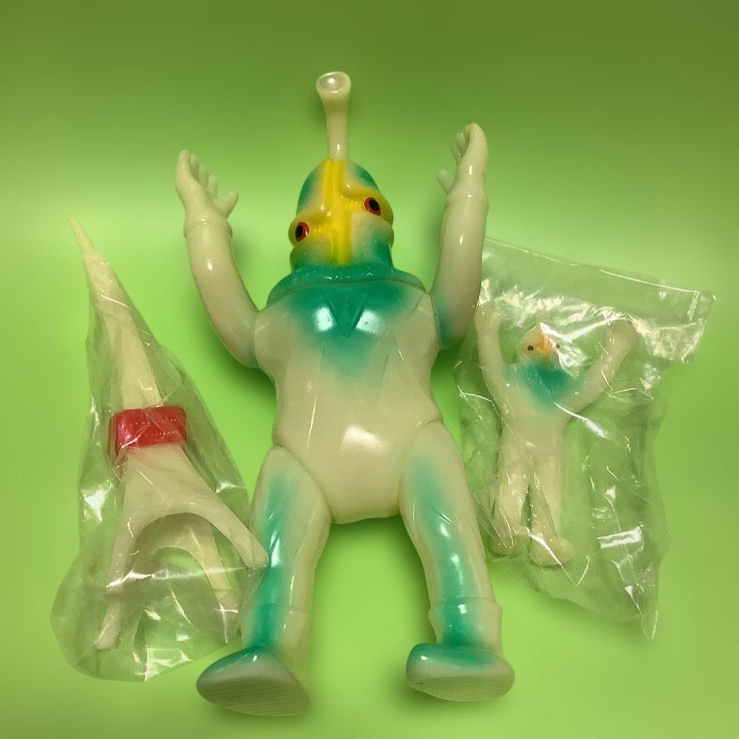 M1号☆ソフビ☆ウルトラQ☆ケムール人☆東京タワープレイセット