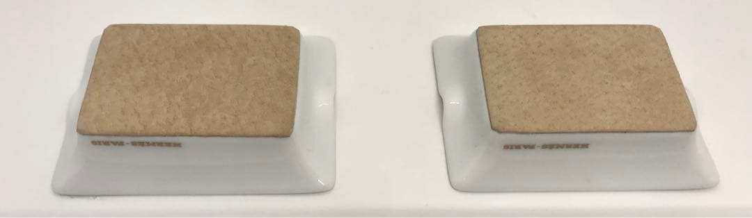 HERMES エルメス ミニアッシュトレイ 灰皿 ラクダ キリン 2個セット