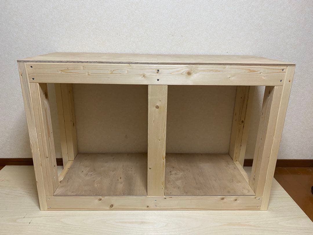 オーダーメイド木製水槽台　k