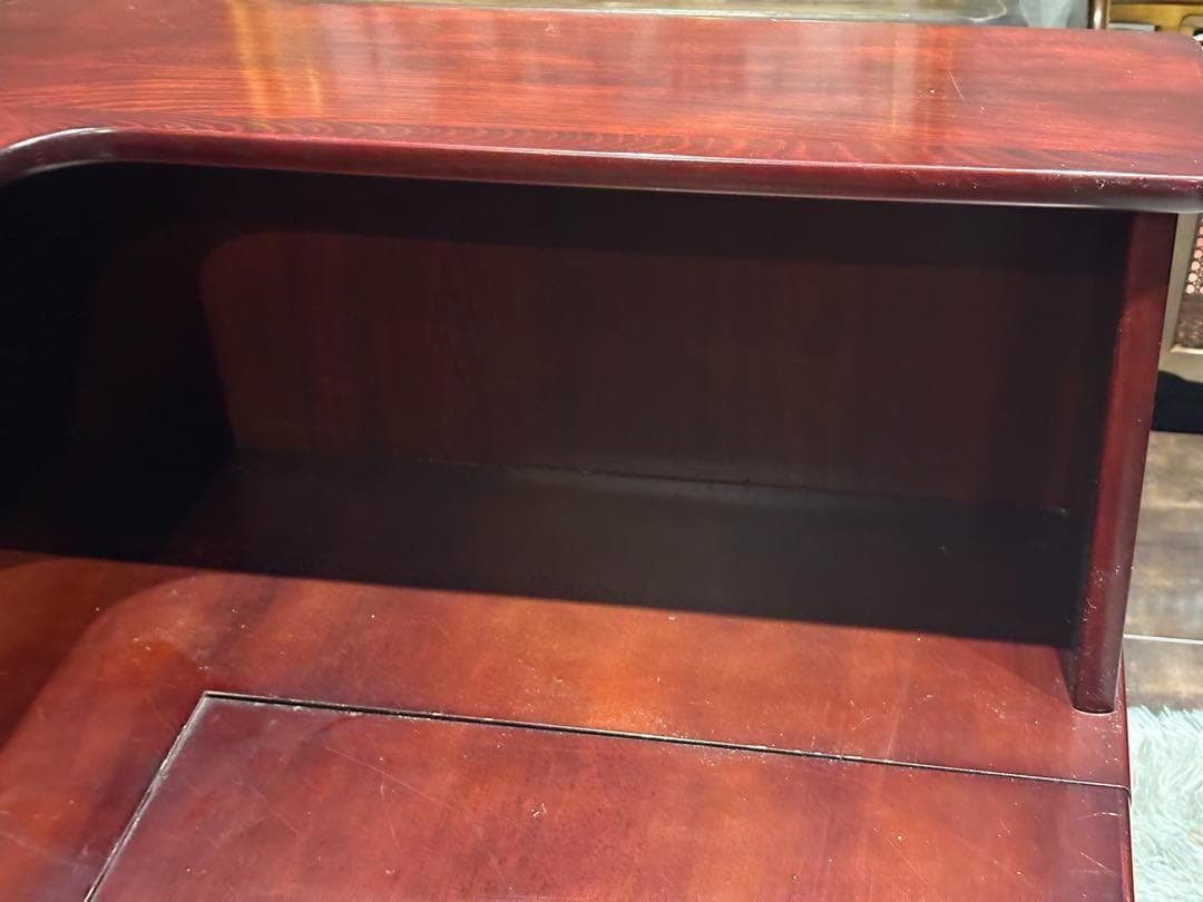 karimoku カリモク　コーナーテーブル　収納　ローズウッド　アンティーク