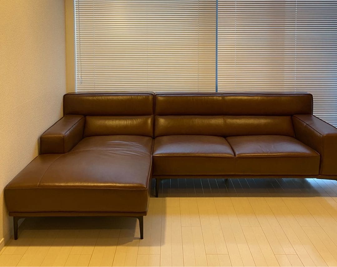 カウチソファ◆高級感あるおしゃれなソファです。美品