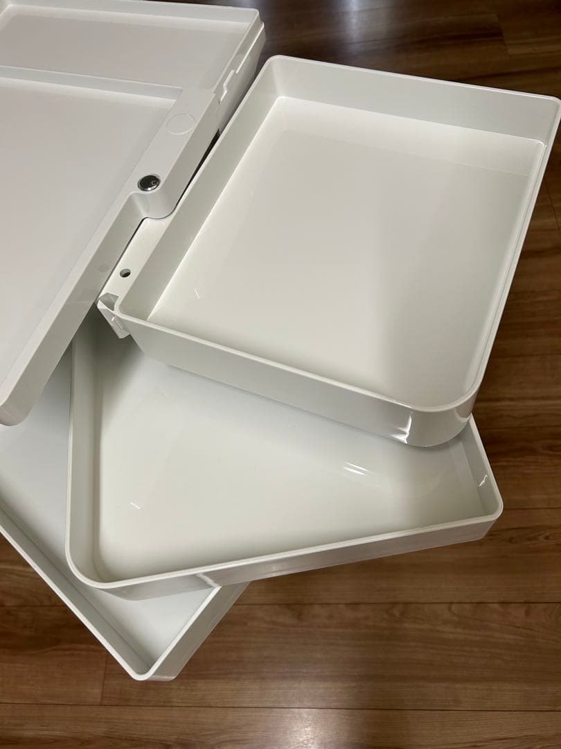 Boby Wagon ボビーワゴン 3段3トレイ ホワイト B-LINE