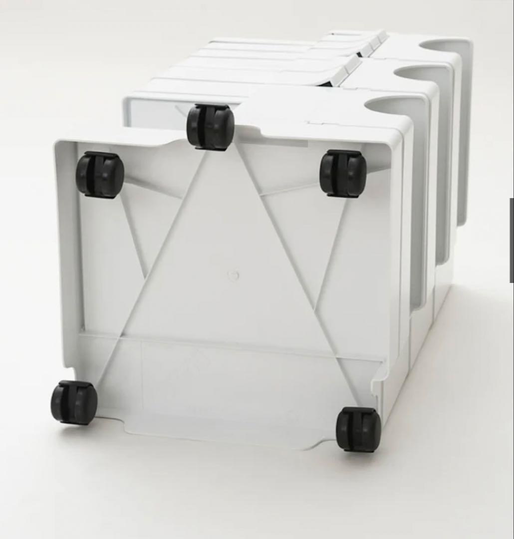 Boby Wagon ボビーワゴン 3段3トレイ ホワイト B-LINE