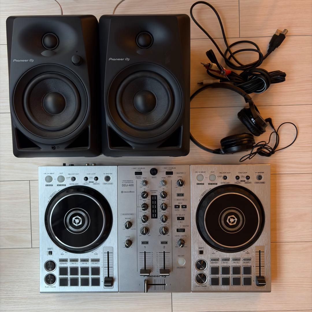 お得‼️3点セット売り】Pioneer DDJ400 限定カラー シルバー 美品