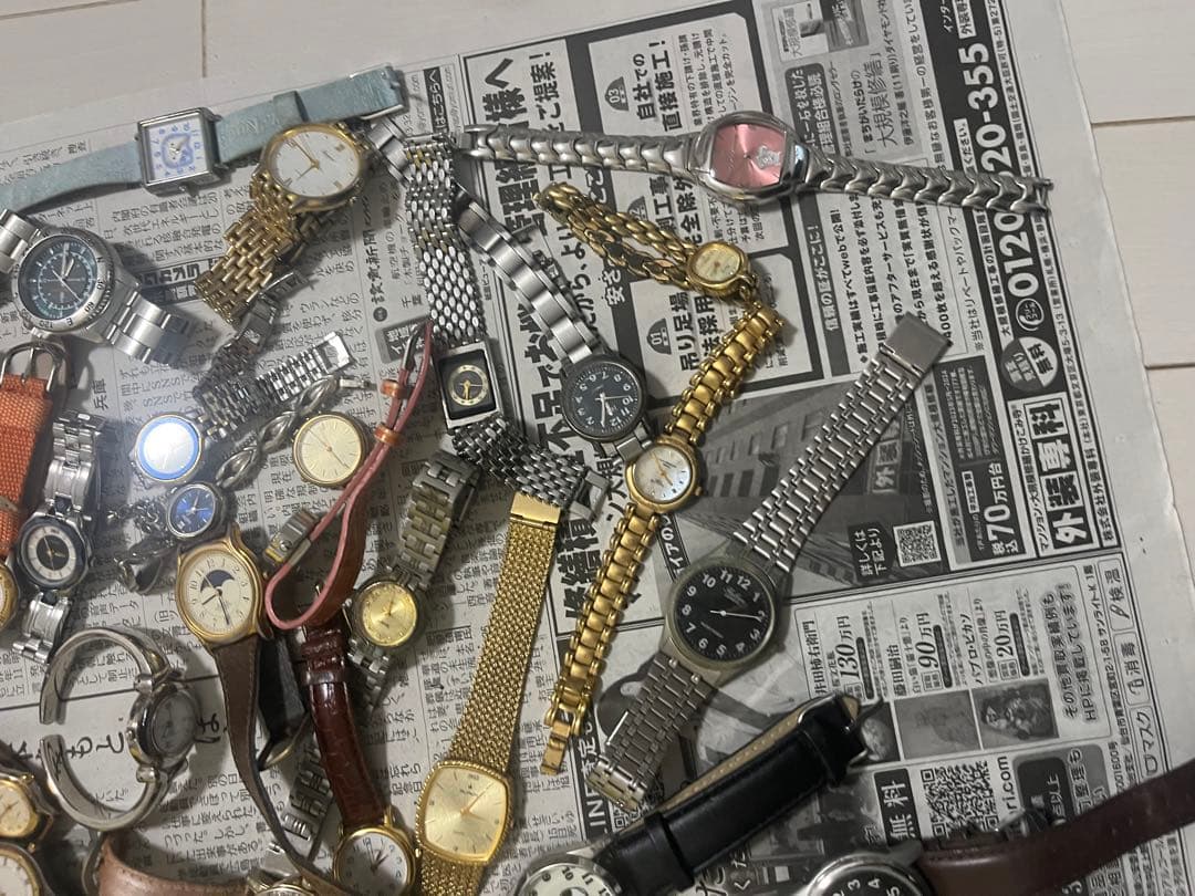 ジャンク時計　まとめ売り約80点以上！！