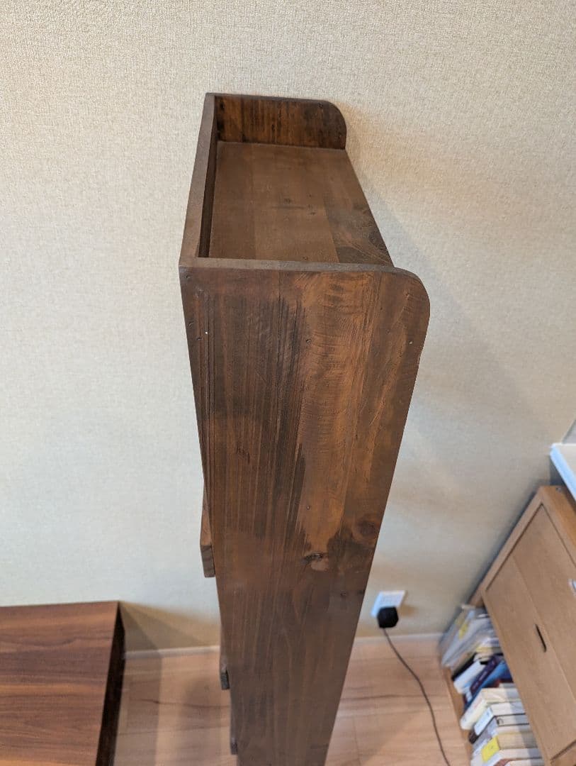 さ*ん様 アンティーク 木製ラック 4段 ダークブラウン