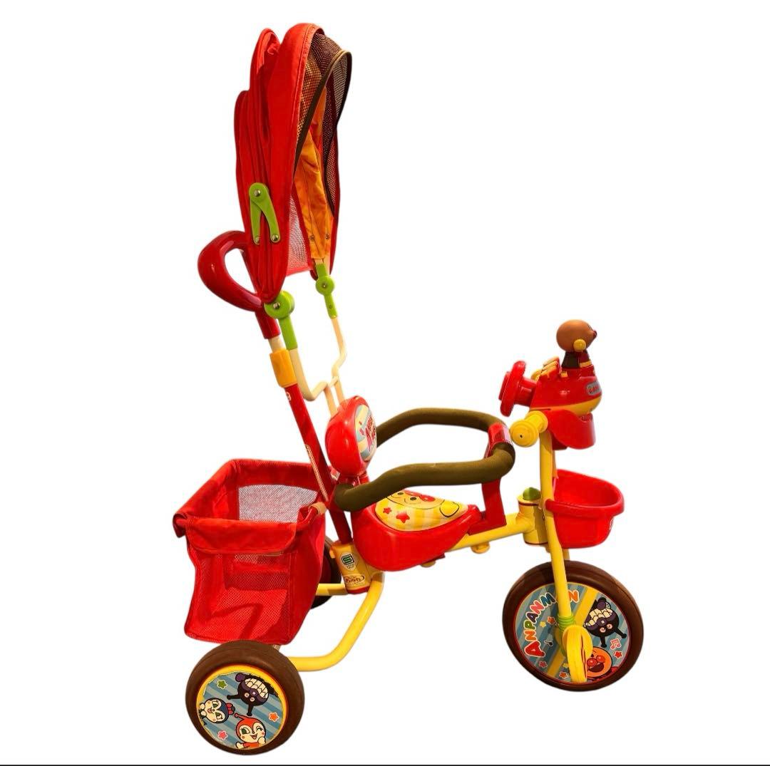 アンパンマン デラックスII三輪車 サンシェード&足置きステップボード