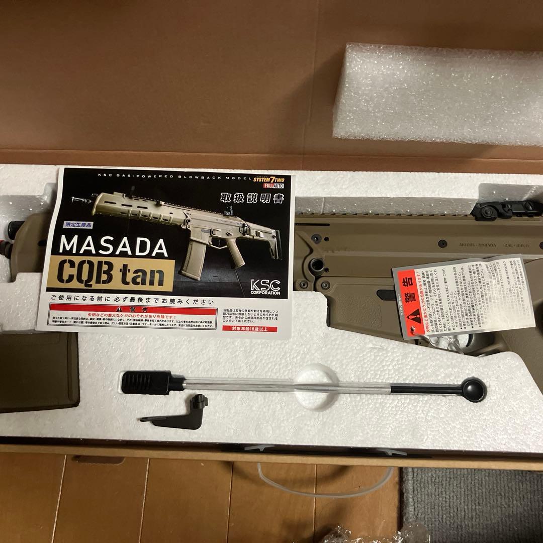 （イッシー）【限定生産品】KSCMASADA CQBタン付属品ガスガン