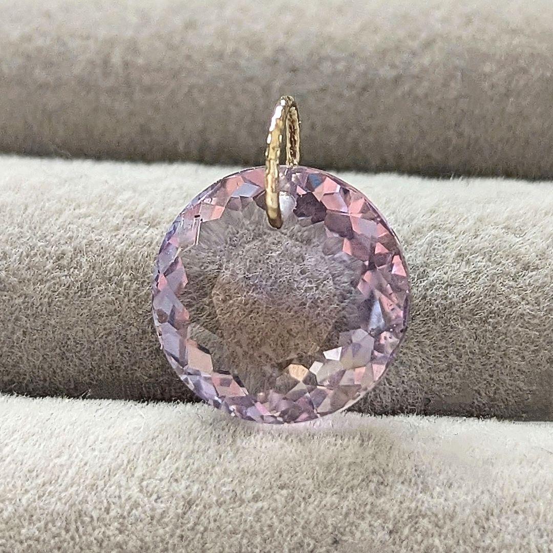 ♢N♢K18 アメトリン 5.7ct ネックレスチャ―ム ペンダントトップ