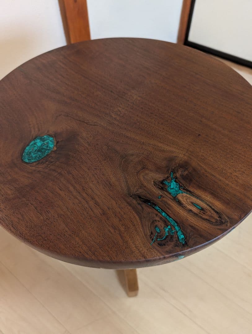 ハンドメイド♡ウォールナットサイドテーブル