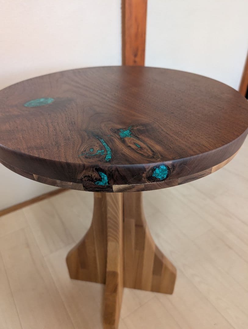 ハンドメイド♡ウォールナットサイドテーブル