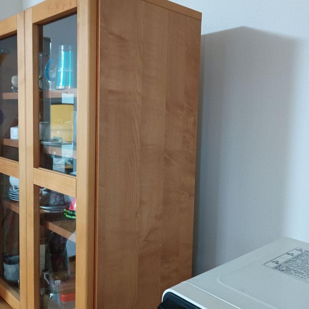 極美品】（左w63）モモナチュラル カップボードVIBO - メルカリ