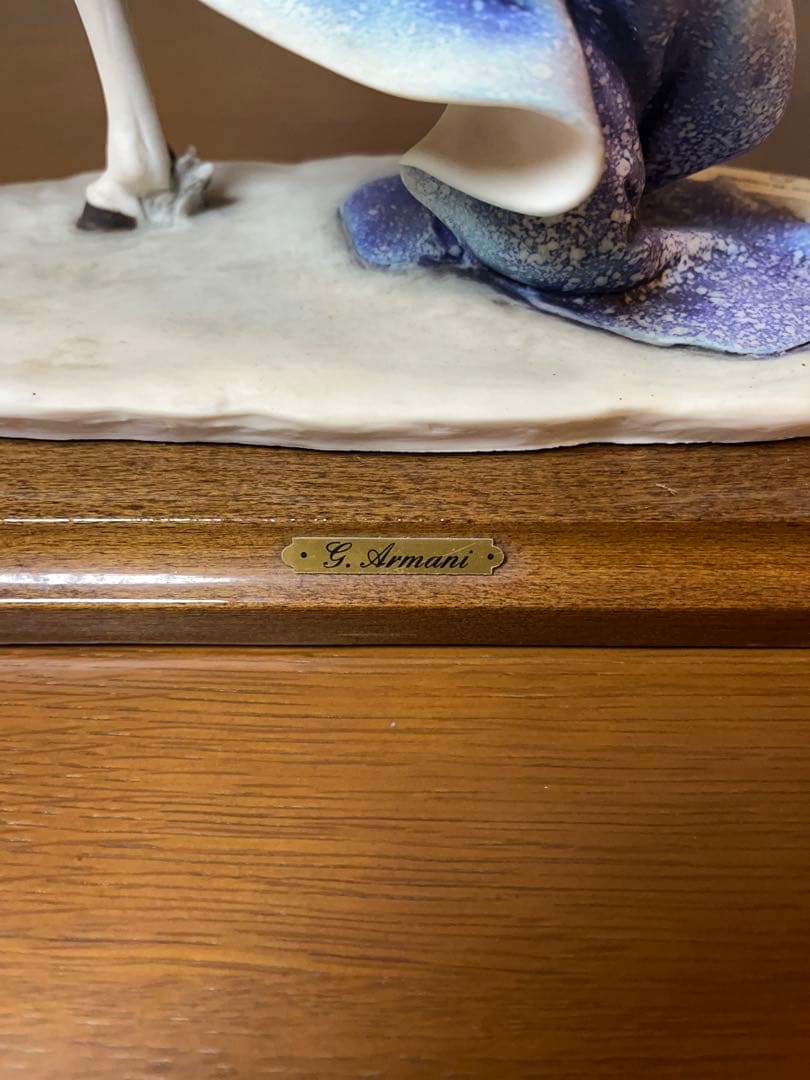 ジョゼッペ アルマーニ フローレンス社 置物 馬 女性