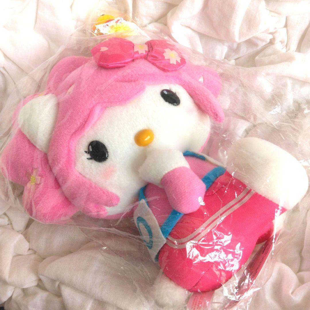 ご当地キティ　ハローキティ　 清水公園　ぬいぐるみ　キティ　サンリオ　桜