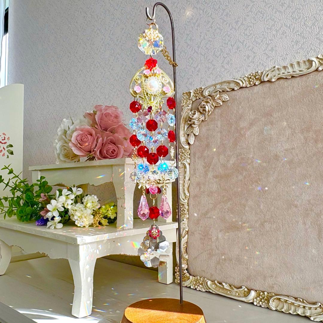 ライトシャム✩.*˚ SWAROVSKIサンキャッチャー