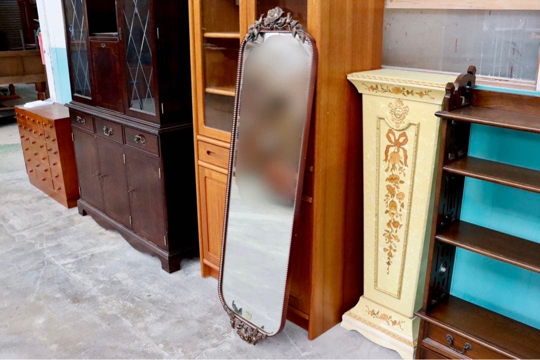 GMIH31○壁掛けミラー ウォールミラー 鏡 姿見 ミラー アンティーク