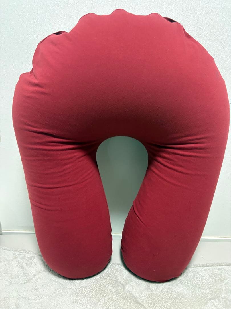 【送料込】 Yogibo Support ワインレッド