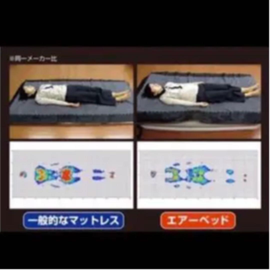 新品未使用 新生活 電動ポンプ内蔵 エアーベッド  マットレス  FuuWa