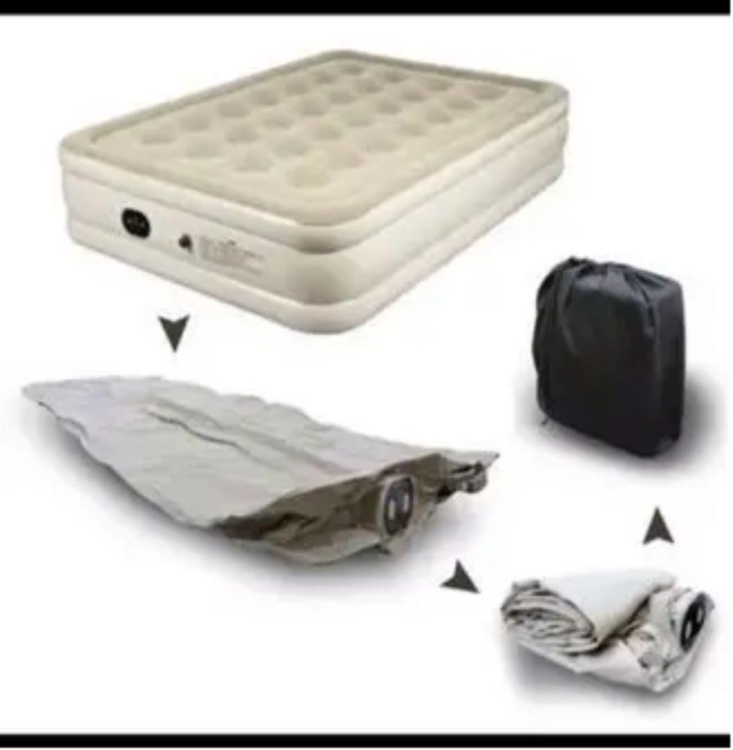 新品未使用 新生活 電動ポンプ内蔵 エアーベッド  マットレス  FuuWa