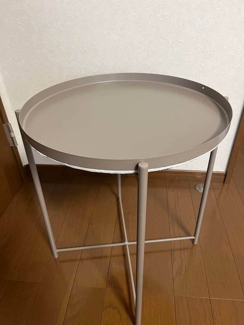 IKEA 丸テーブル　サイドテーブル　リメイク