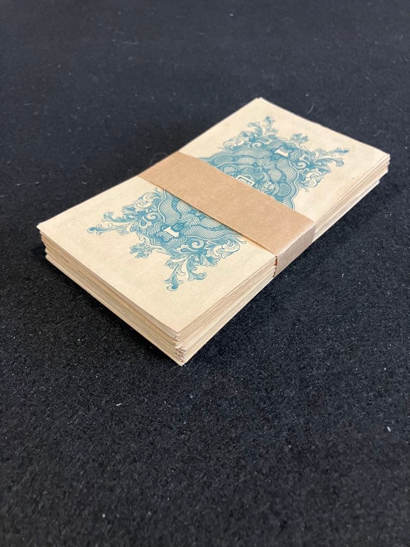 旧紙幣 二宮1円 日本銀行券A号1円 大量 未使用 本物 ピン札100枚束J55