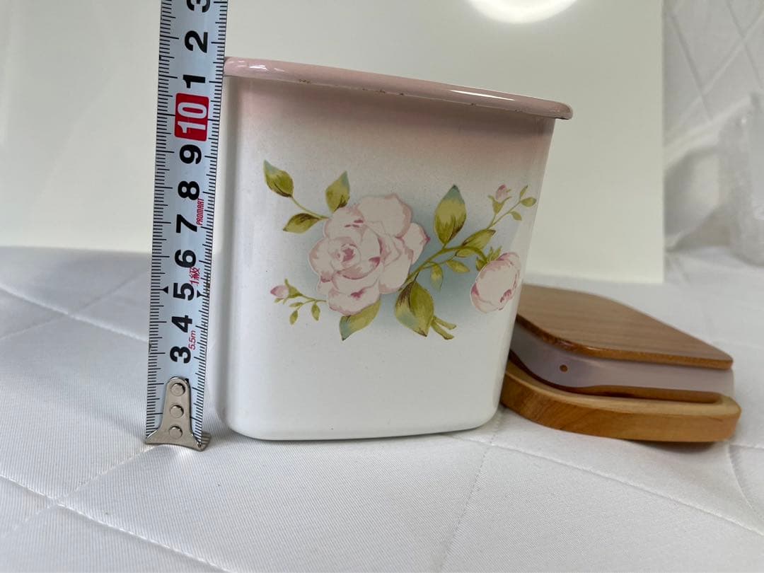 No.2309 イマン imane 四角キャニスター+木ブタ