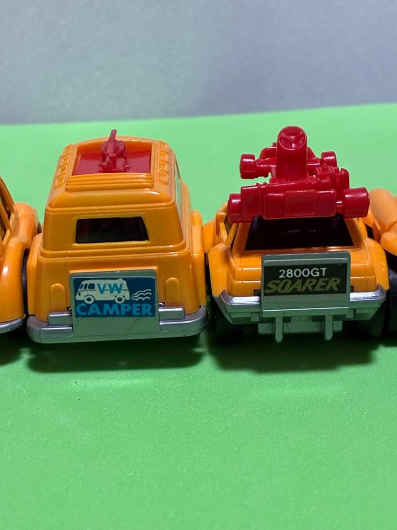 チョロQ、A品番・5台セット・オレンジ色です。