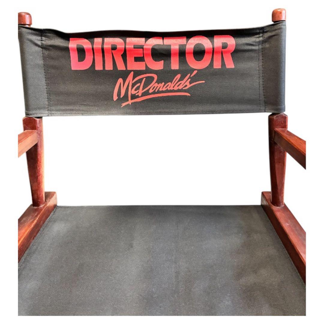 【超希少】McDonald's マクドナルド ディレクターズチェア レア 非売品