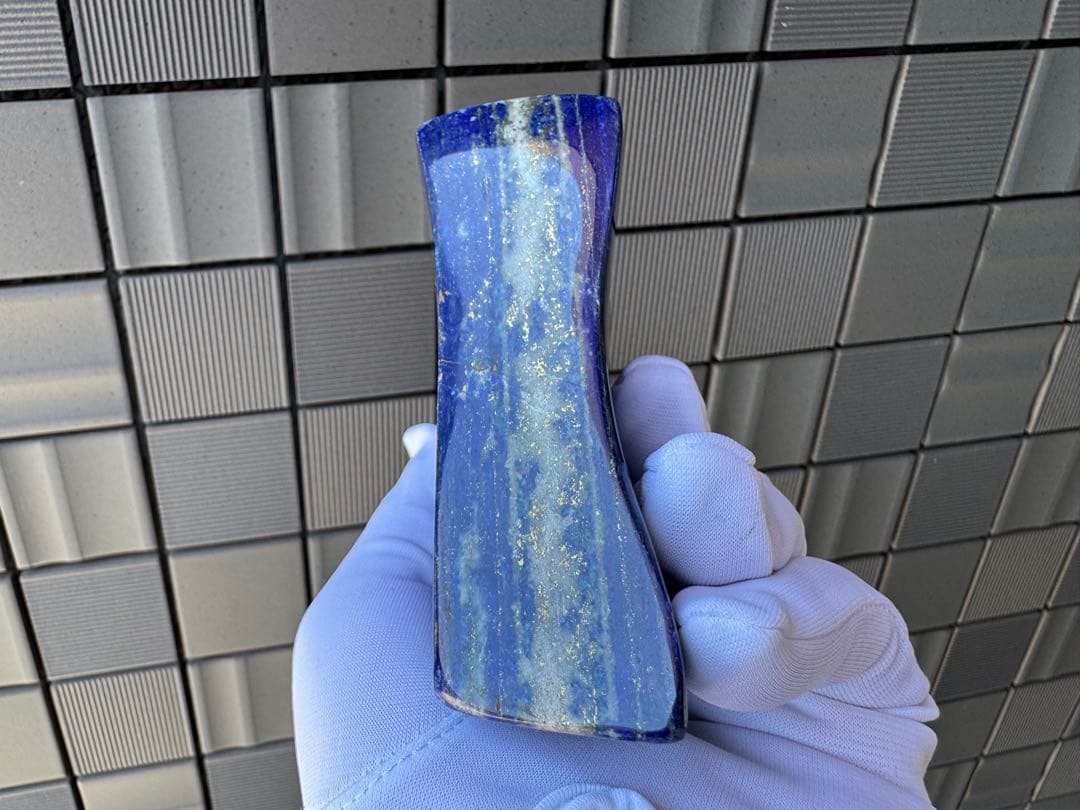 ひろやん ラピスラズリ 高品質 アフガニスタン産 山の形 鑑賞石 天然石