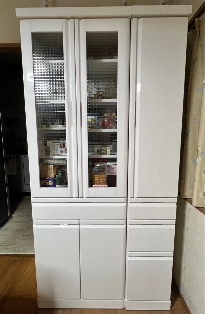 タカバンド✳️美品✳️大川家具　食器棚　キッチンストッカー　隙間　幅30cm