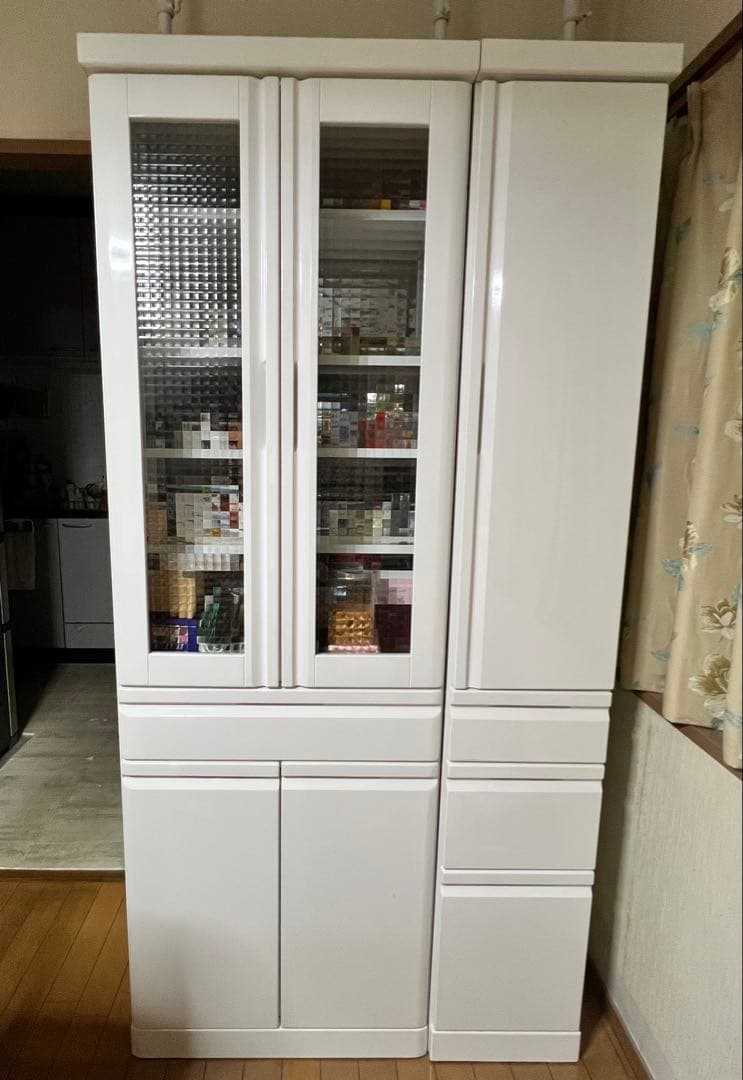 タカバンド✳️美品✳️大川家具　食器棚　キッチンストッカー　隙間　幅30cm